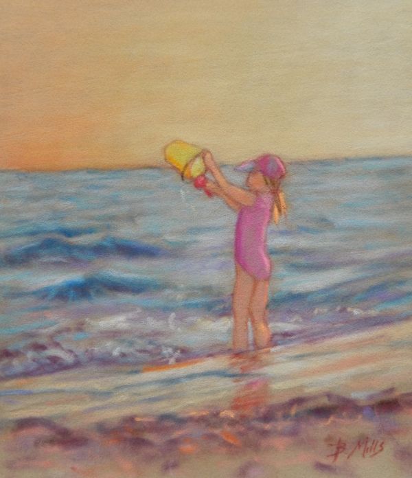 Beach Play I (girl)